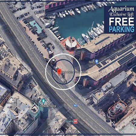 Aquarium Exclusive Loft - Private Parking Apartment Genoa Ngoại thất bức ảnh